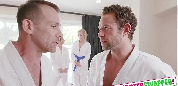  Swapping Martial Arts Muff Luna Light, Ashley Red, Brad Newman, Filthy Rich